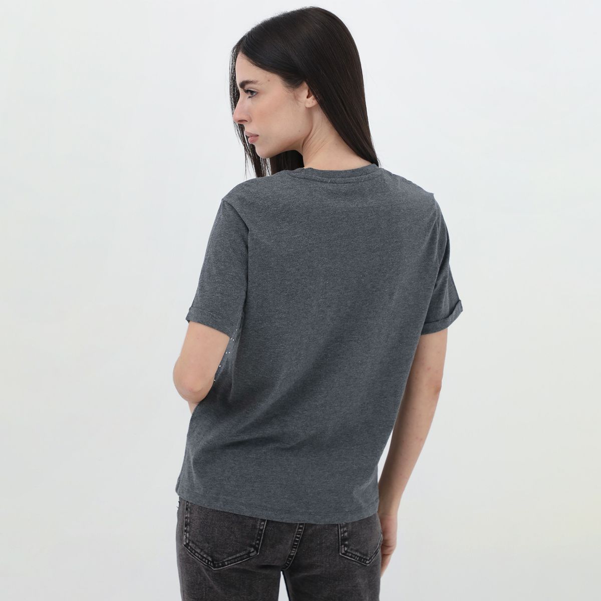 BASEMENT - Polo Manga Corta 100% Algodón Mujer Basement