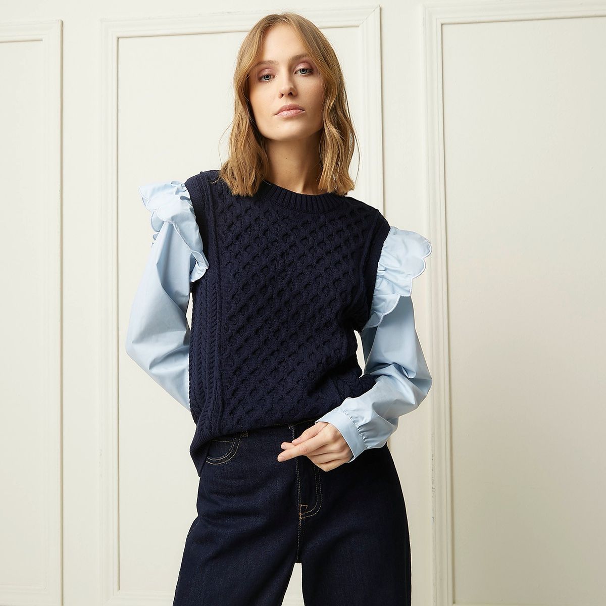 BASEMENT - Chompa Algodón Mujer Basement