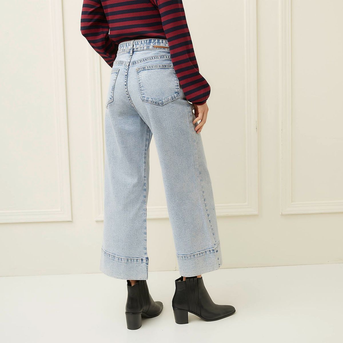 BASEMENT - Jean Culotte Tiro Alto Mujer Basement