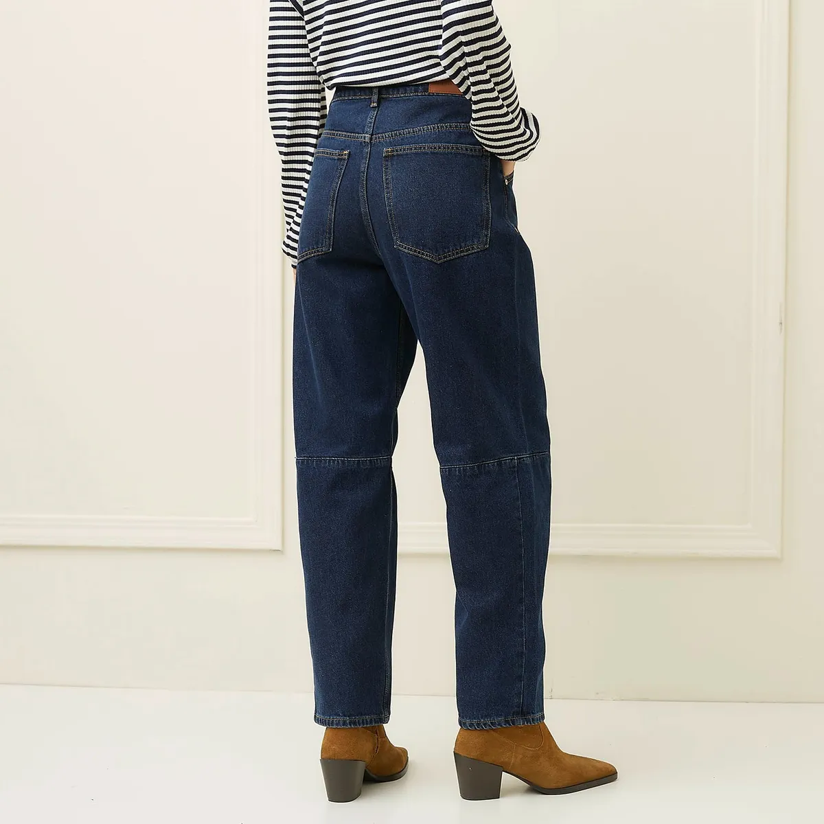 BASEMENT - Jean Baggy Tiro Alto Mujer Basement.