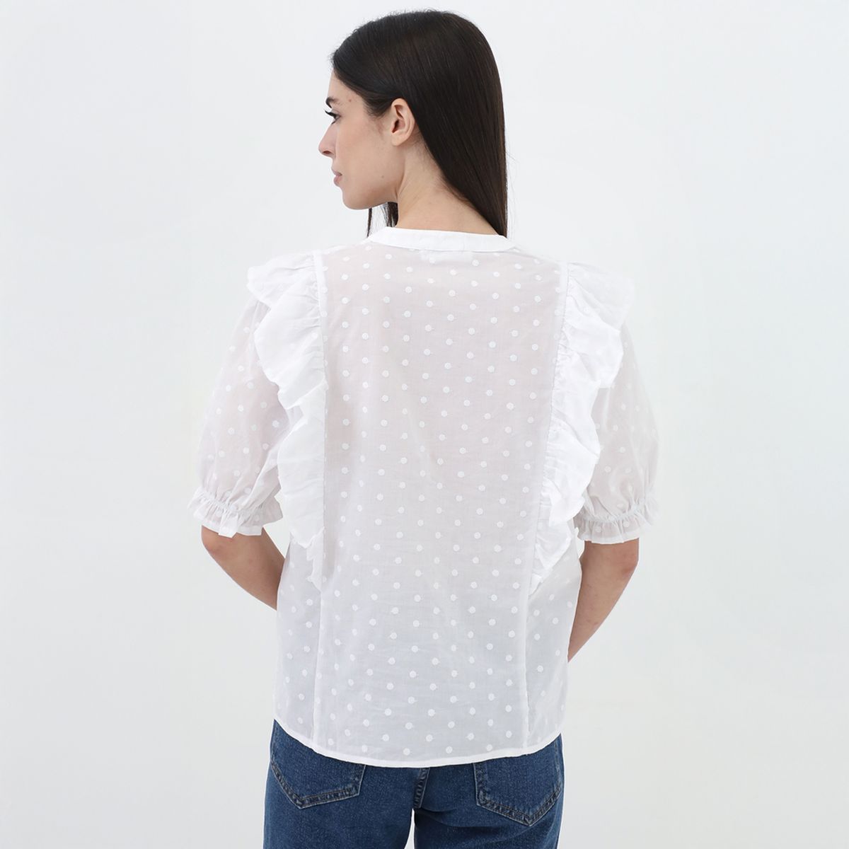 UNIVERSITY CLUB - Blusa Casual 100% Algodón Mujer University Club