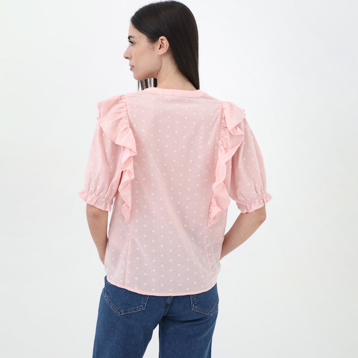 UNIVERSITY CLUB - Blusa Casual 100% Algodón Mujer University Club