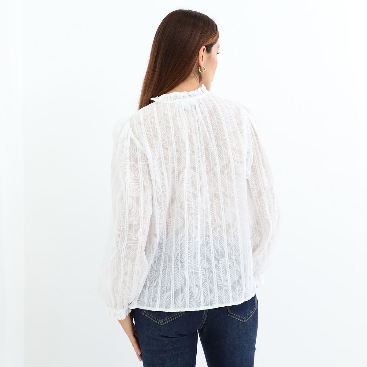 UNIVERSITY CLUB - Blusa Manga Larga Casual Mujer University Club