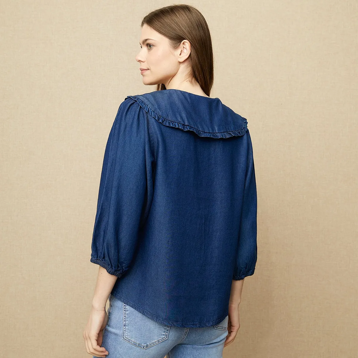 UNIVERSITY CLUB - Polo Manga Larga Casual Mujer University Club