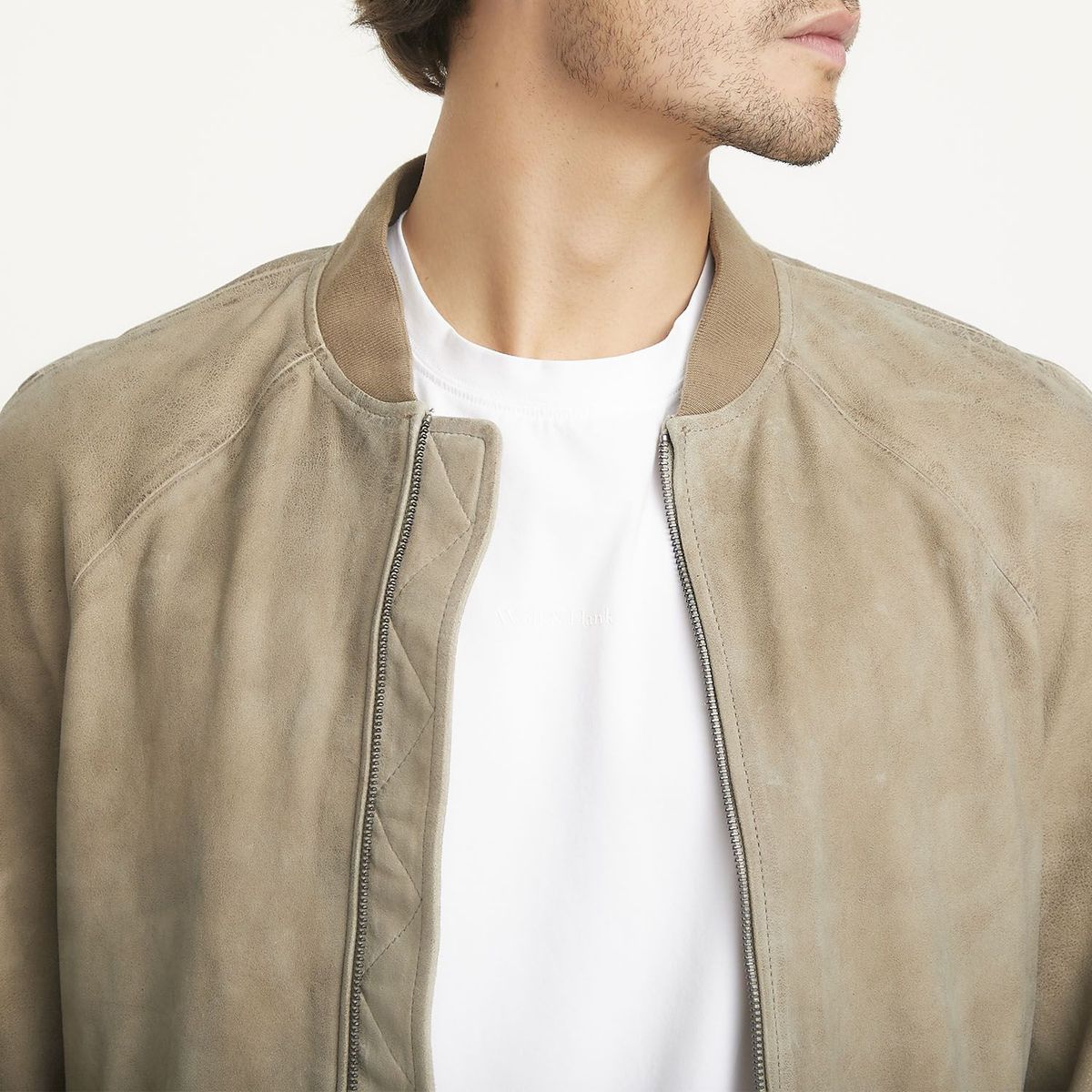 WOLF&HANK - Casaca 100% Cuero Casual Hombre Wolf&hank