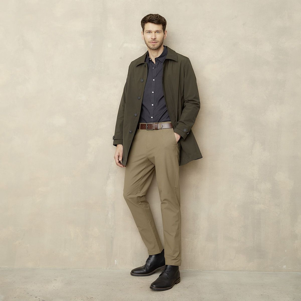 WOLF&HANK - Pantalón Regular Fit Hombre Wolf&Hank