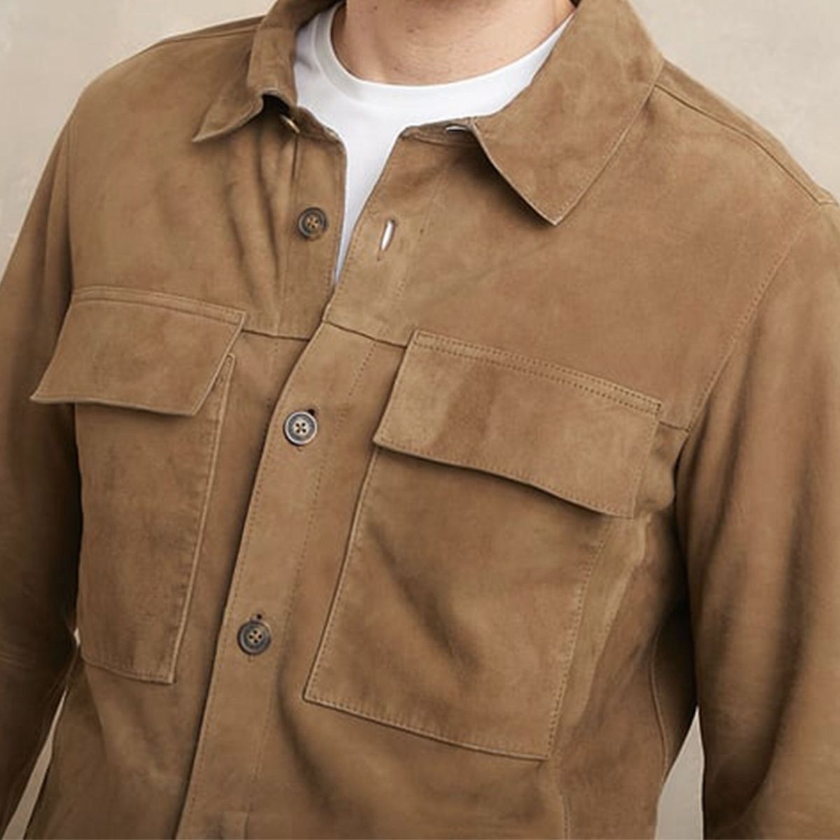 WOLF&HANK - Casaca 100% Cuero Casual Hombre Wolf&hank