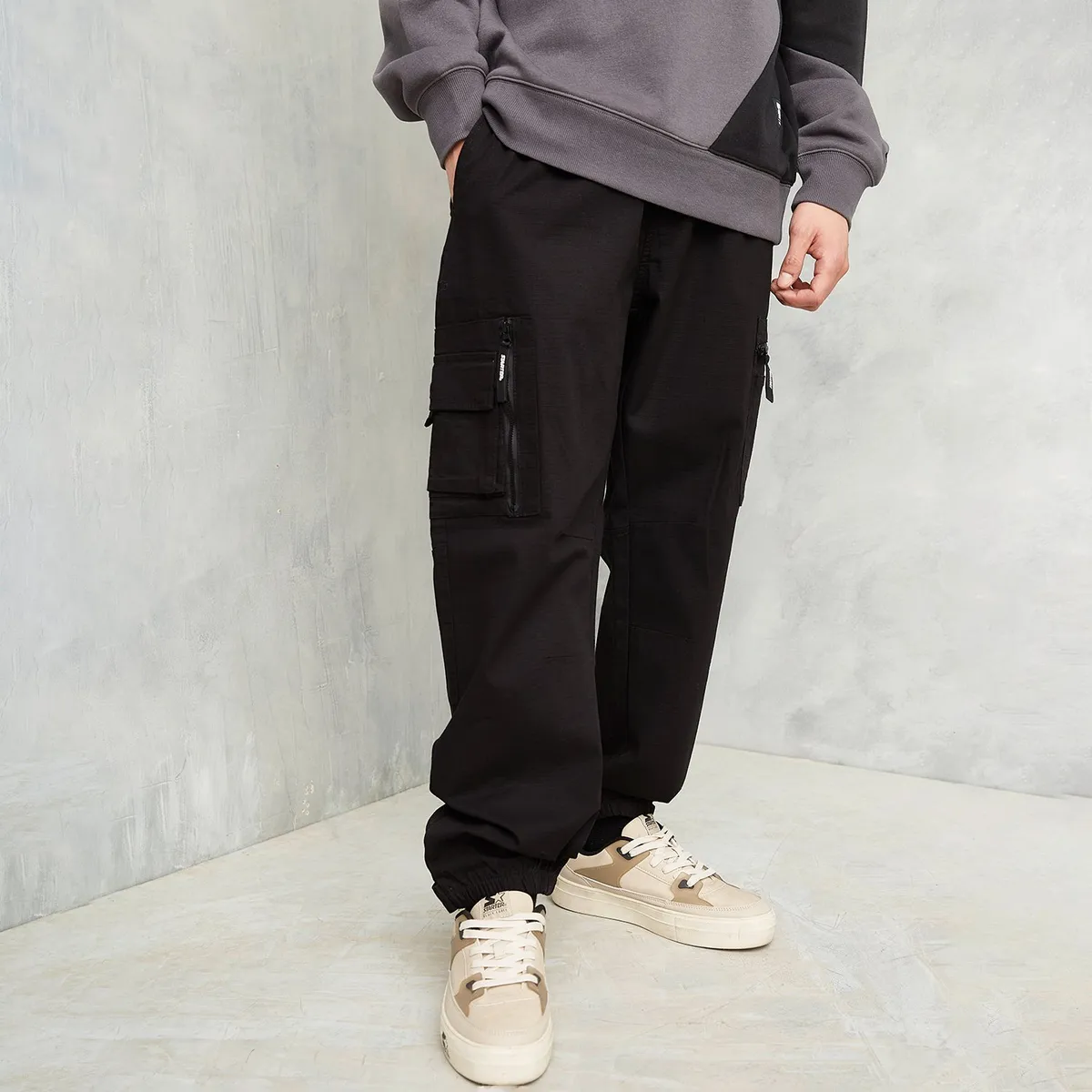 STARTER - Pantalón Cargo Jogger Casual Hombre Starter