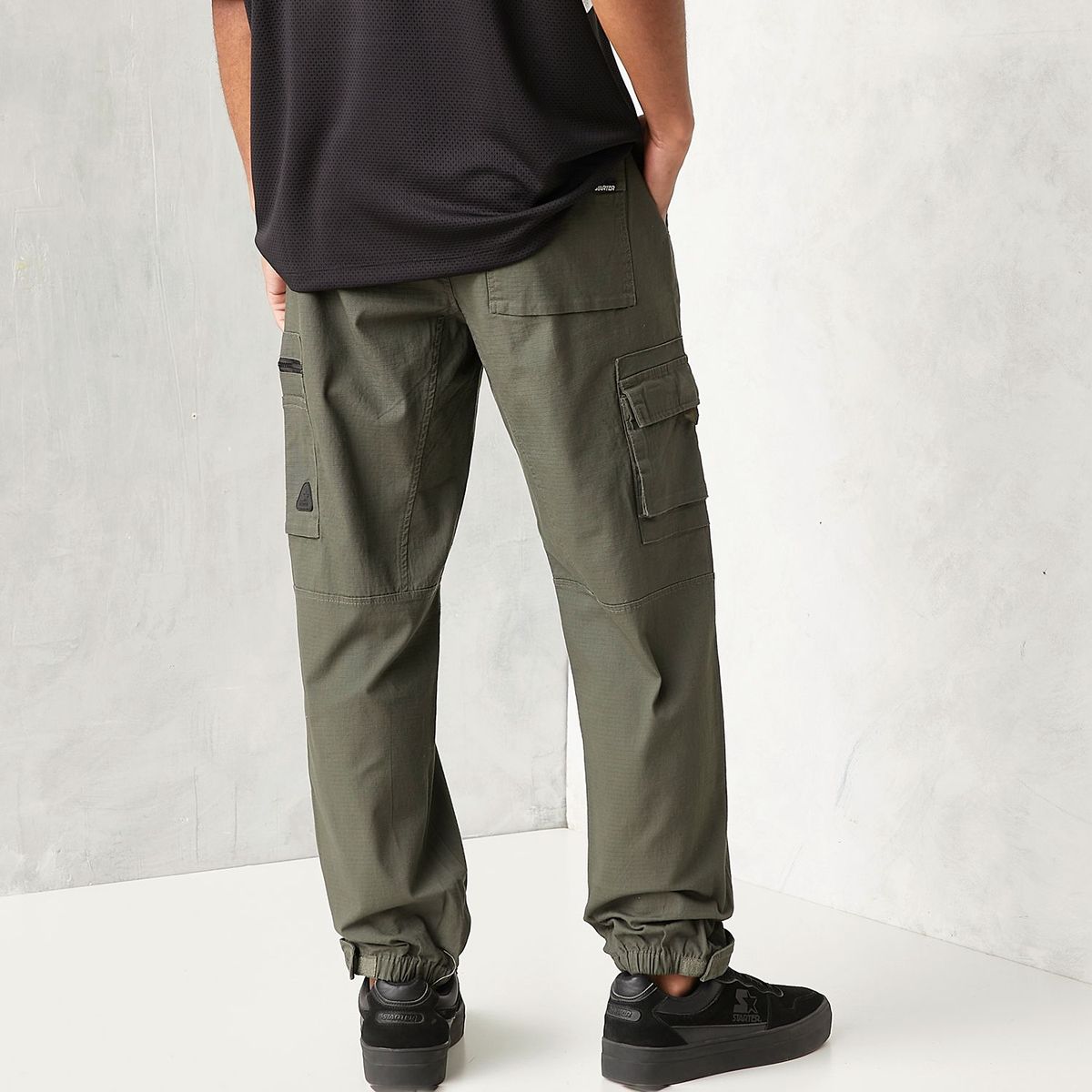 STARTER - Pantalón Cargo Jogger Casual Hombre Starter