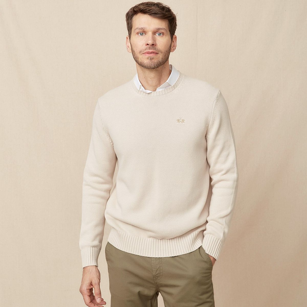 LA MARTINA - Chompa 100% Algodón Sport Hombre La Martina