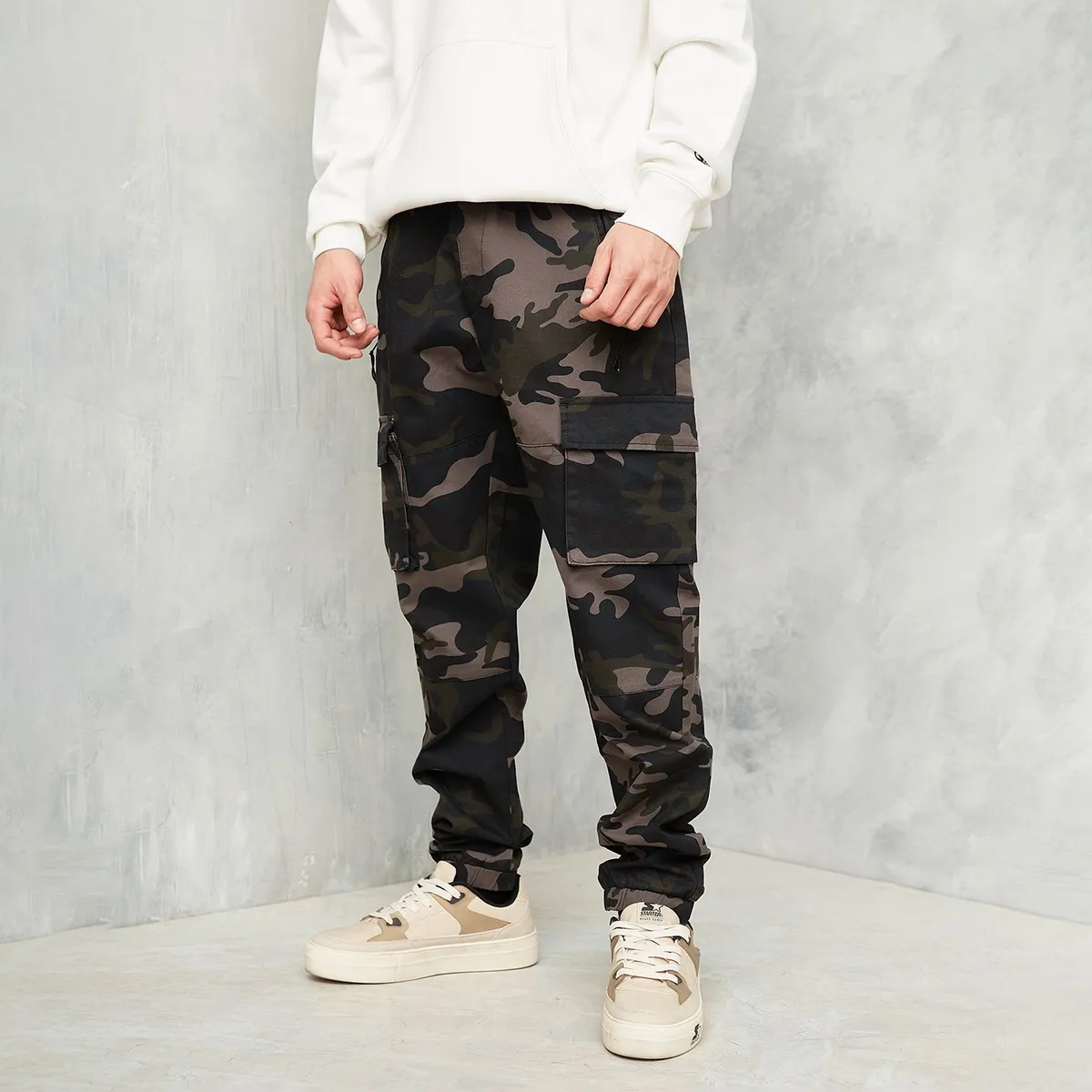 STARTER - Pantalón Cargo Jogger Casual Hombre Starter