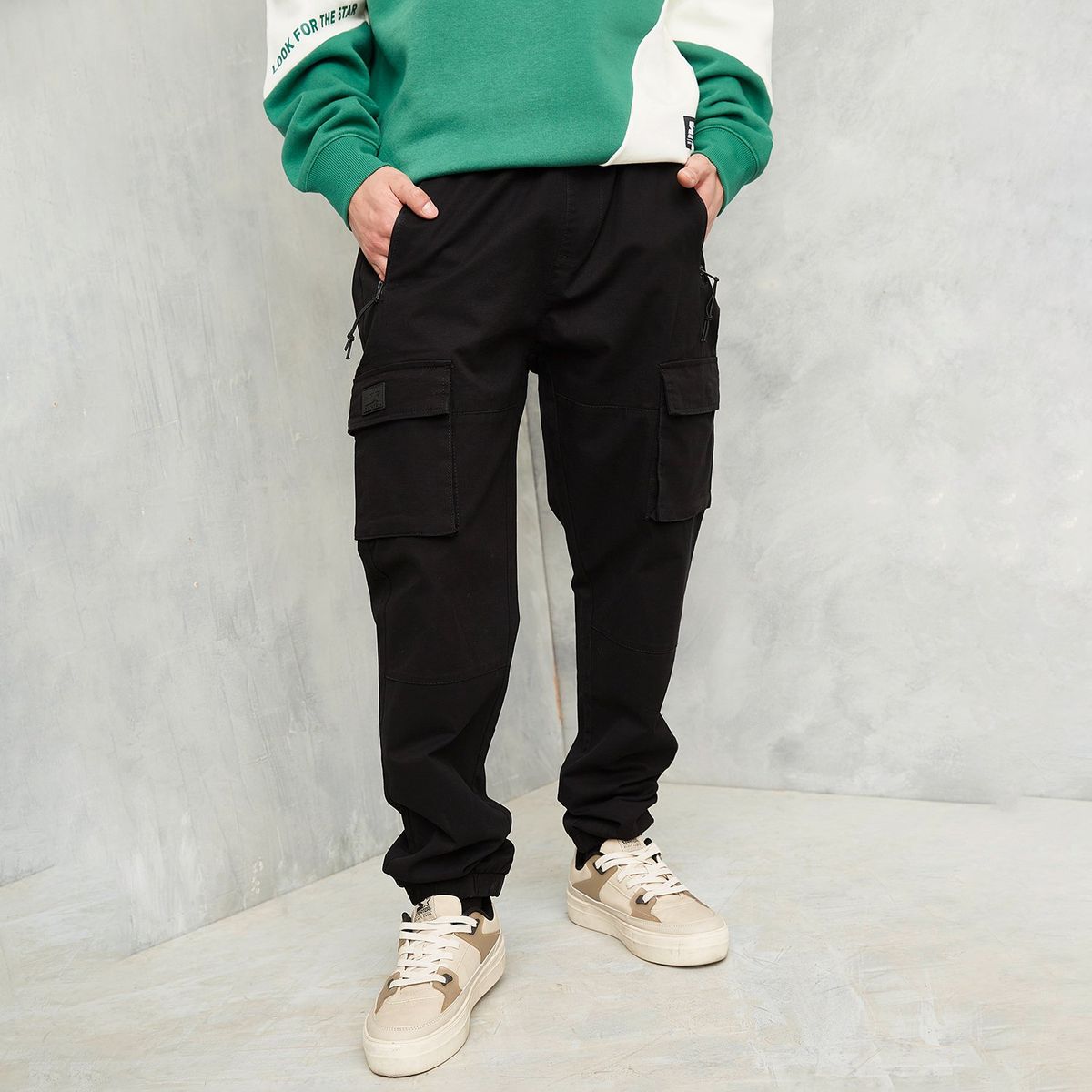 STARTER - Pantalón Cargo Jogger Casual Hombre Starter