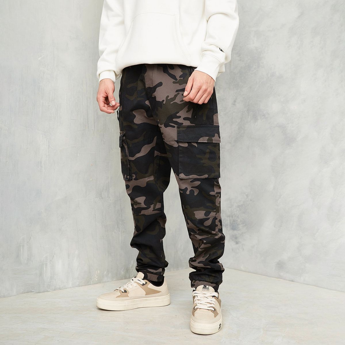 STARTER - Pantalón Cargo Jogger Casual Hombre Starter