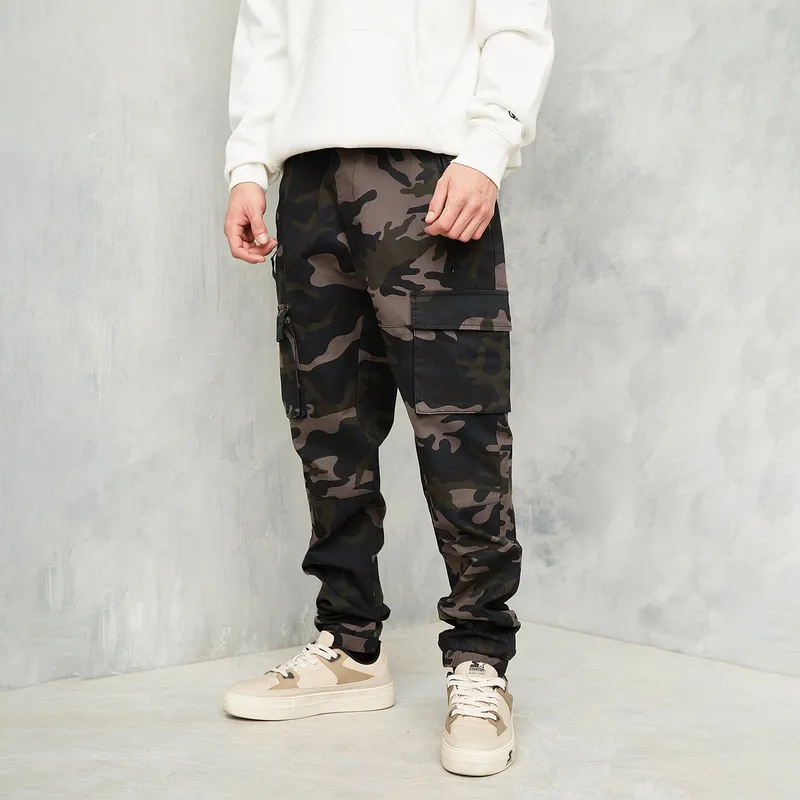 STARTER - Pantalón Cargo Jogger Casual Hombre Starter