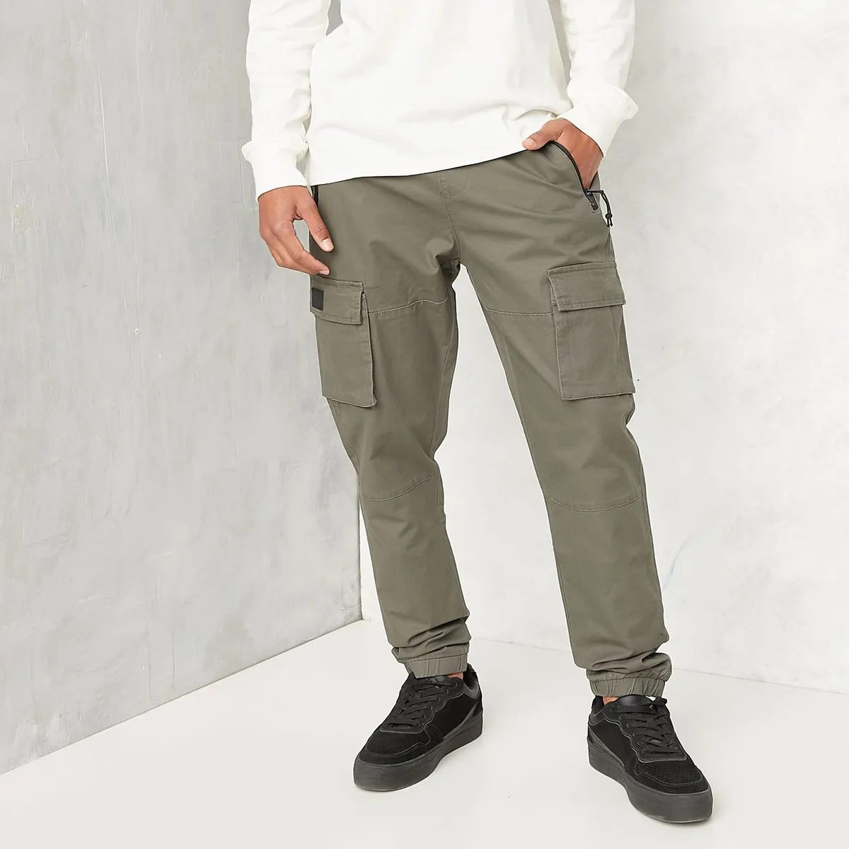STARTER - Pantalón Cargo Jogger Casual Hombre Starter