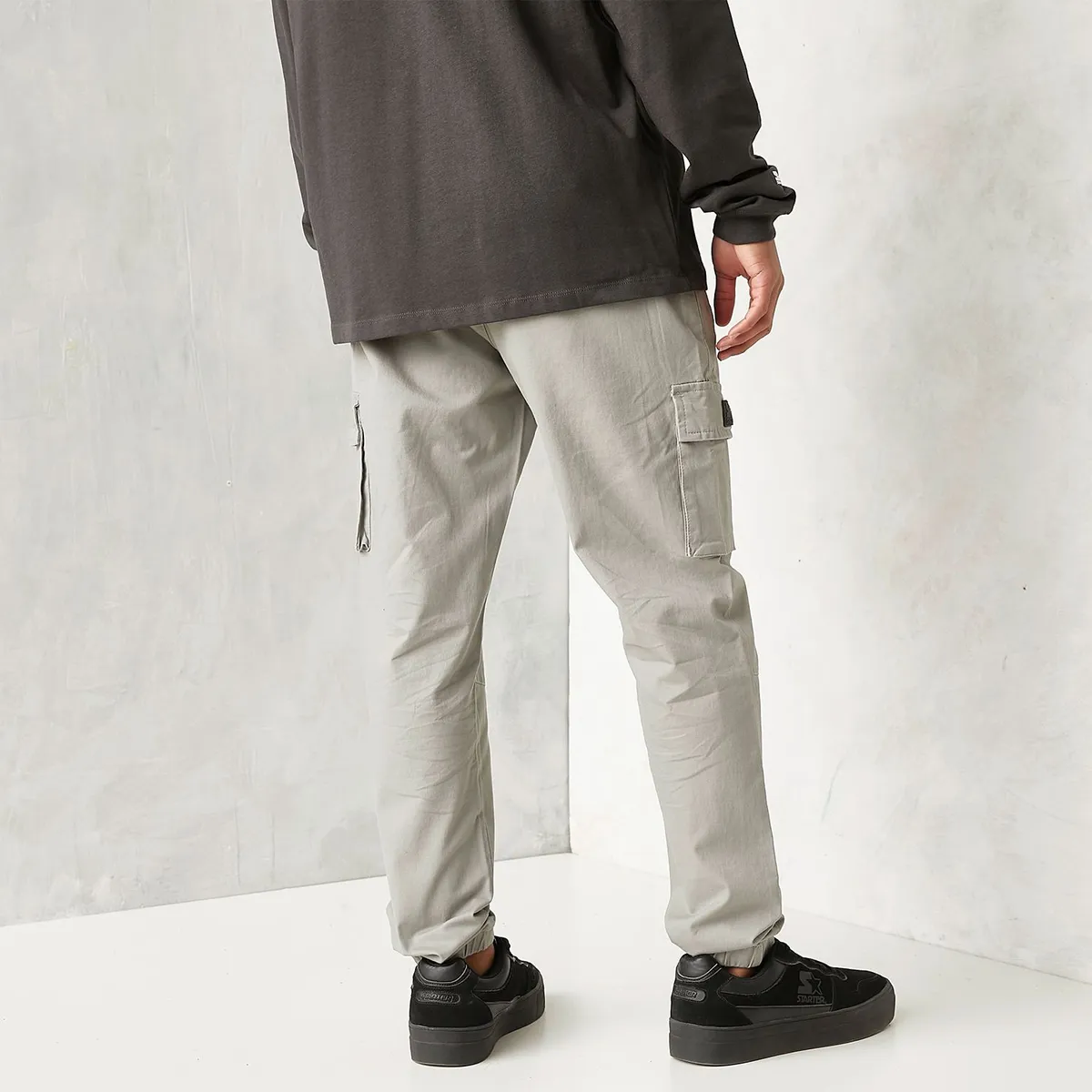 STARTER - Pantalón Cargo Jogger Casual Hombre Starter