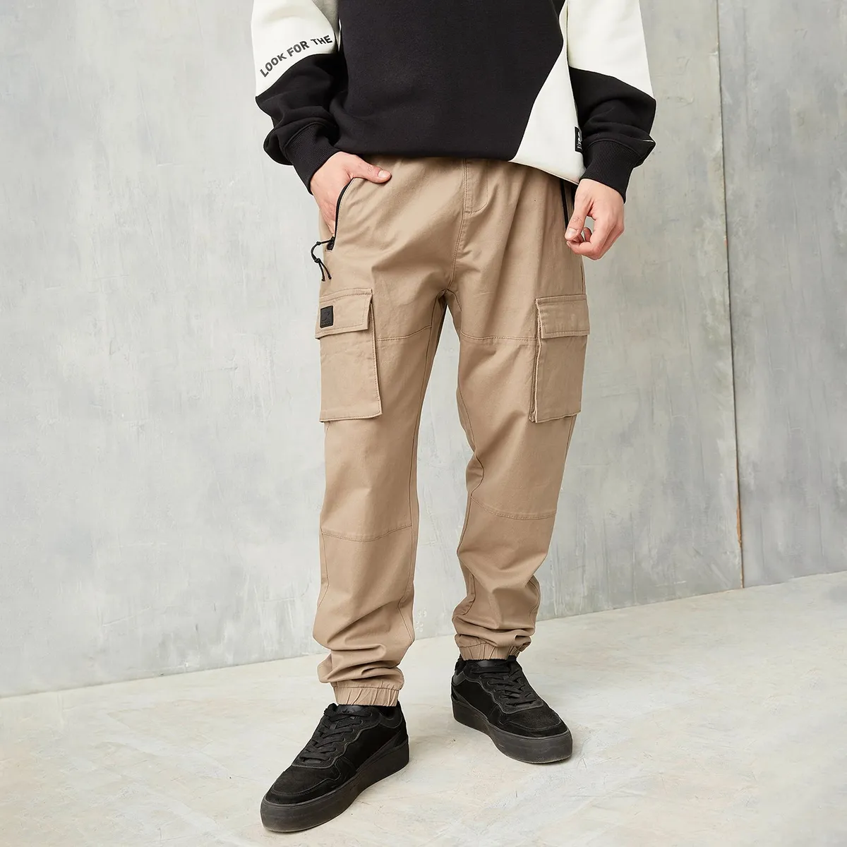 STARTER - Pantalón Cargo Jogger Casual Hombre Starter