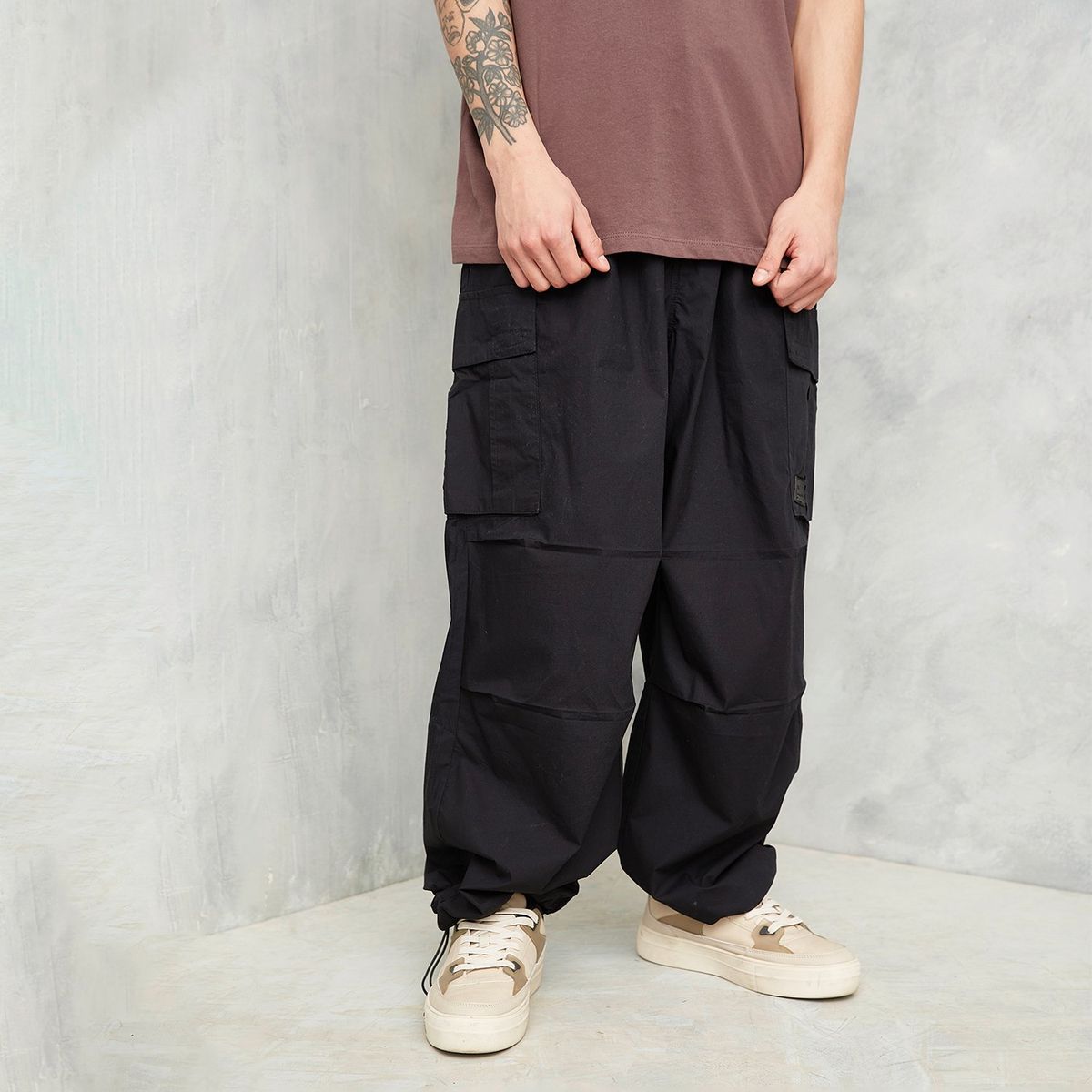 STARTER - Pantalón 100% Algodón Baggy Hombre Starter