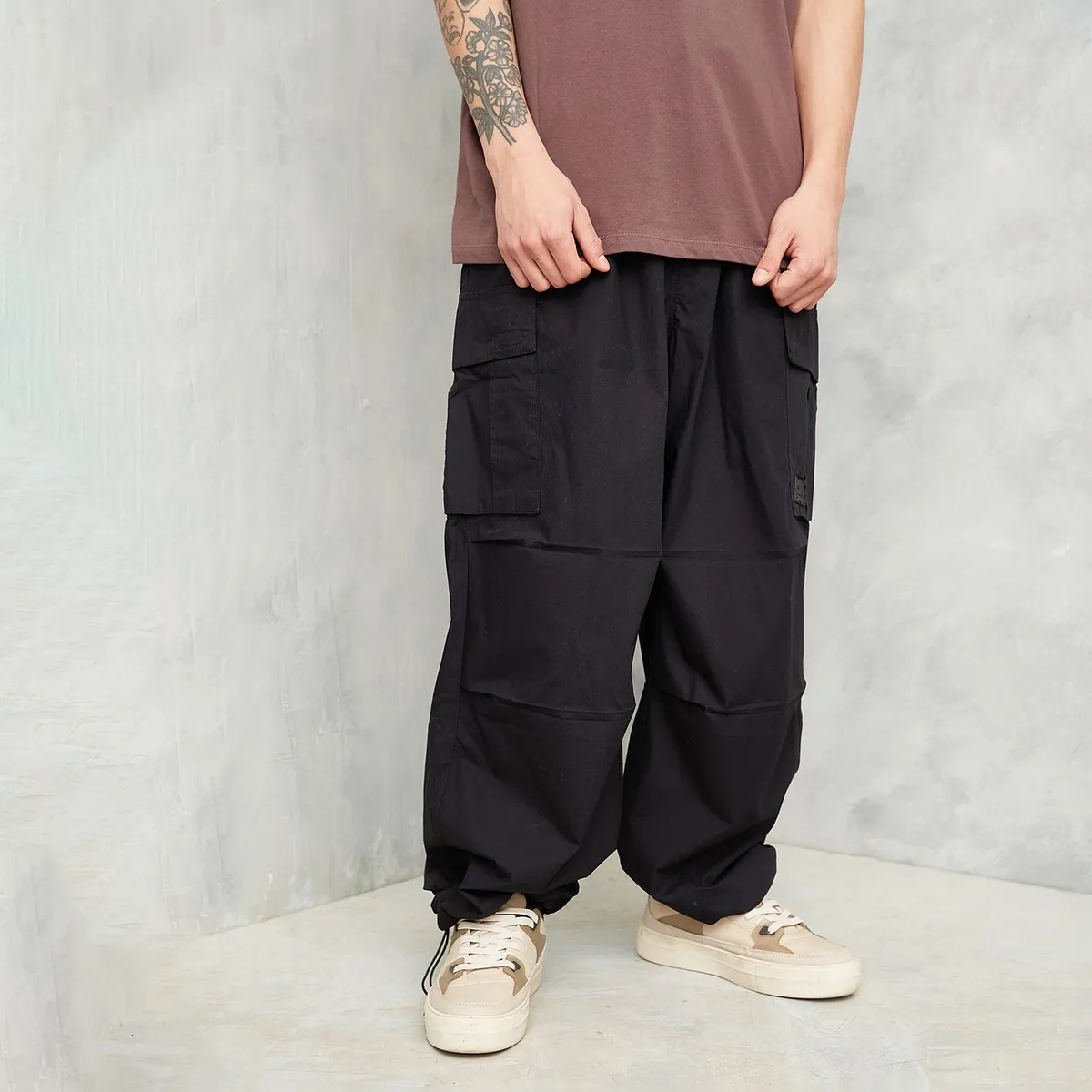 STARTER - Pantalón 100% Algodón Baggy Hombre Starter