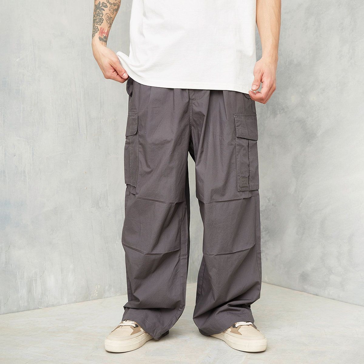 STARTER - Pantalón 100% Algodón Baggy Hombre Starter