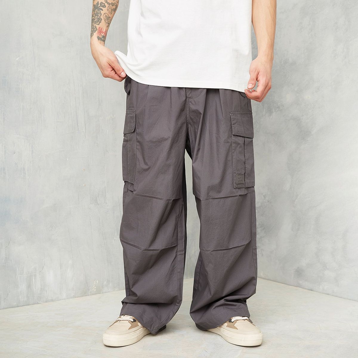 STARTER - Pantalón 100% Algodón Baggy Hombre Starter