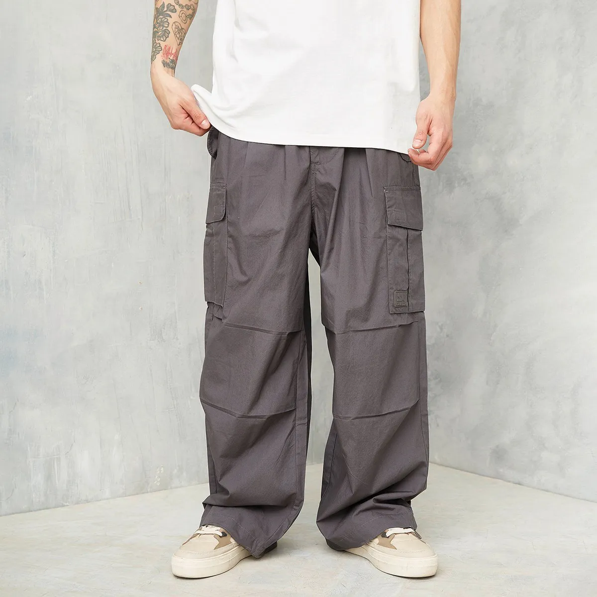 STARTER - Pantalón 100% Algodón Baggy Hombre Starter