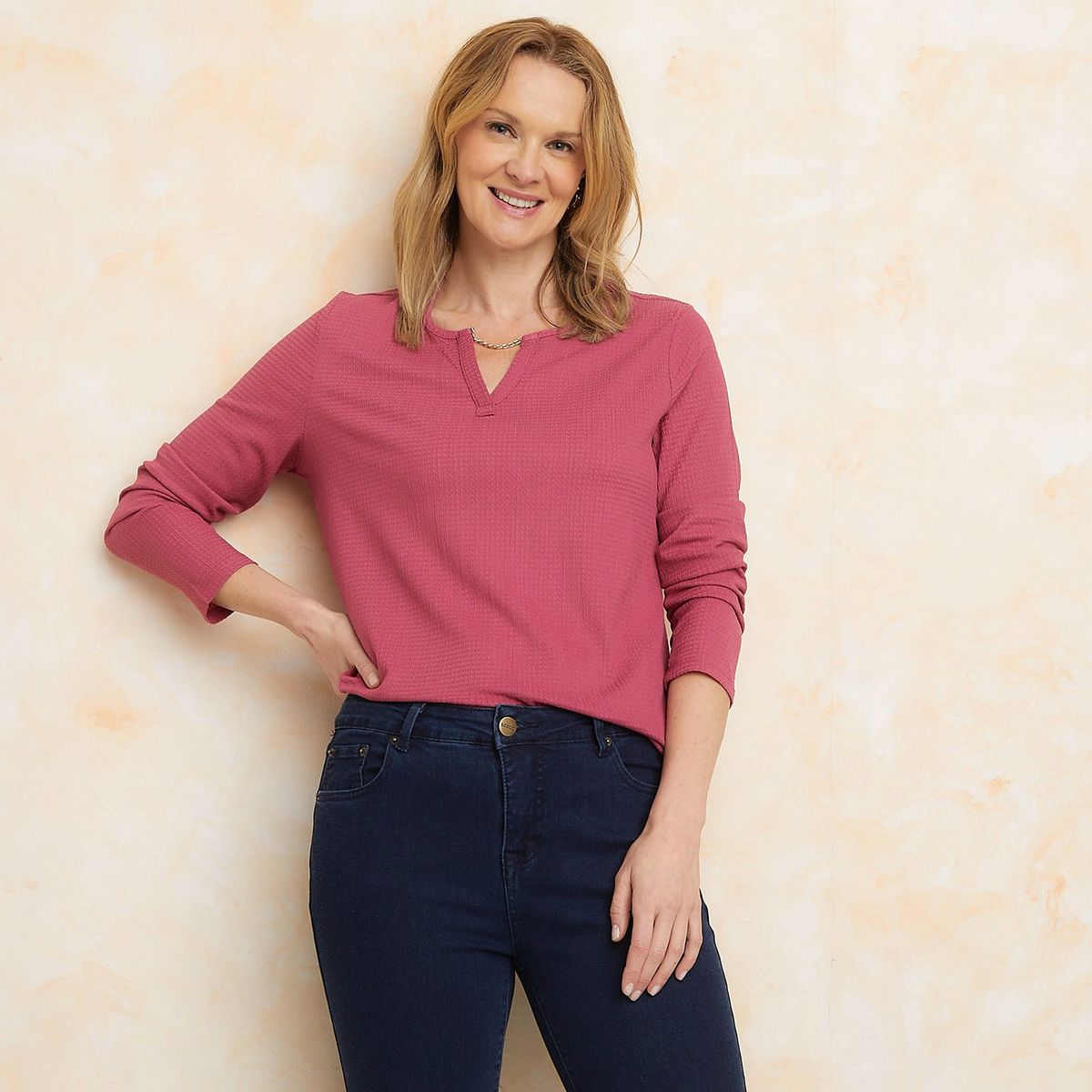 STEFANO COCCI - Polo Manga Larga Casual Mujer Stefano Cocci