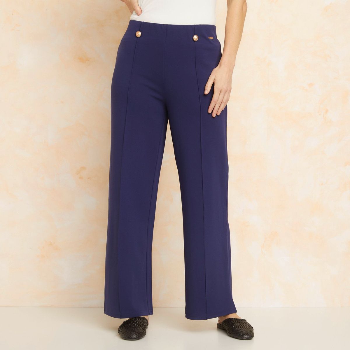 STEFANO COCCI - Pantalón Palazzo Casual Mujer Stefano Cocci