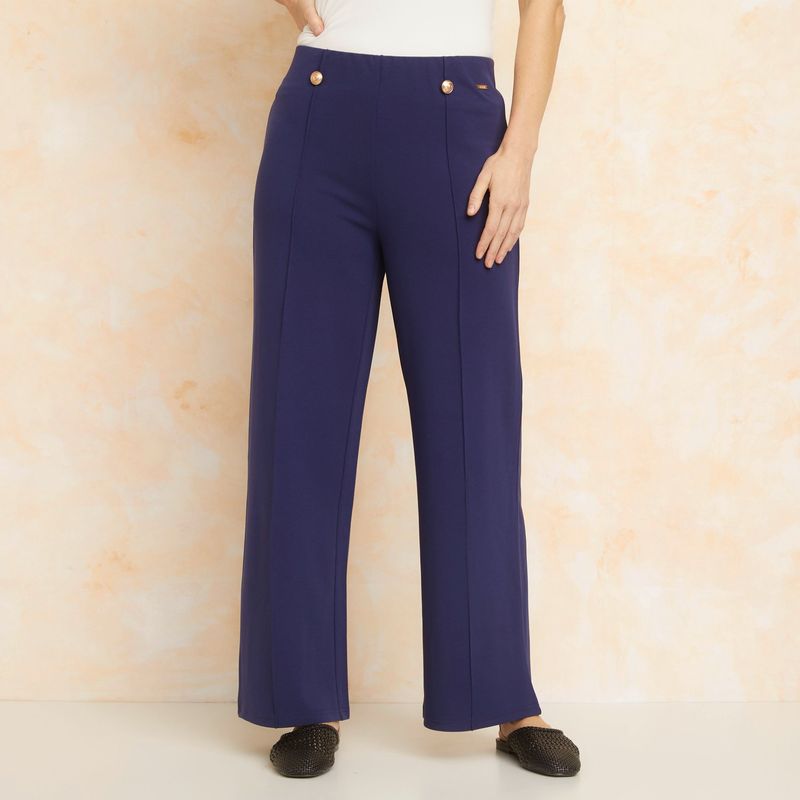 STEFANO COCCI - Pantalón Palazzo Casual Mujer Stefano Cocci