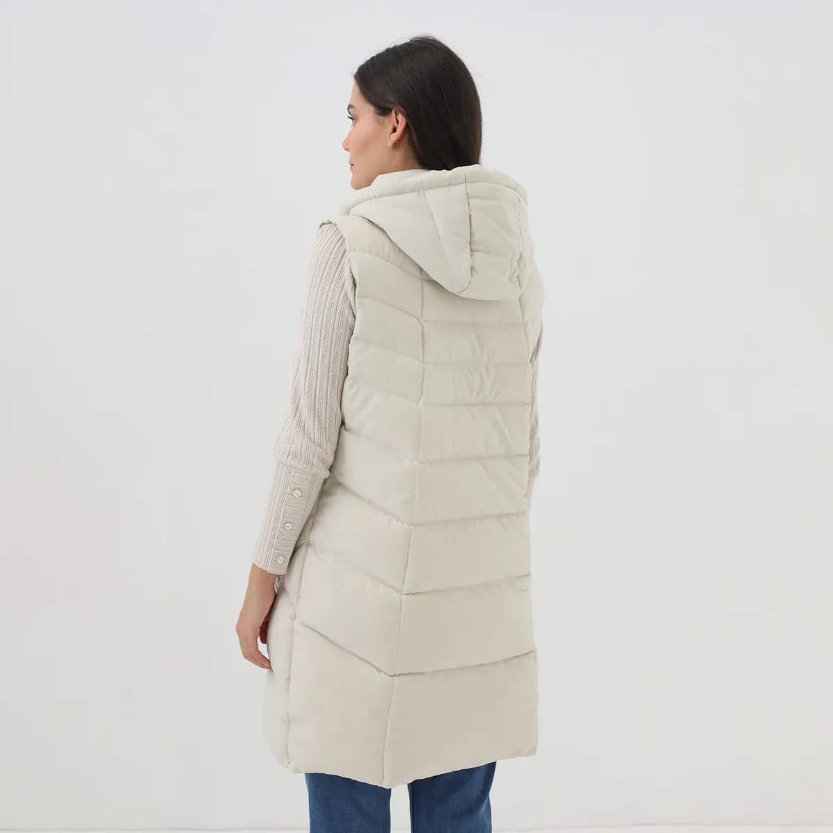 NEWPORT - Chaleco Largo Mujer Newport