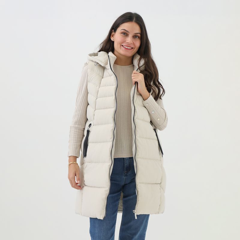 NEWPORT - Chaleco Largo Mujer Newport