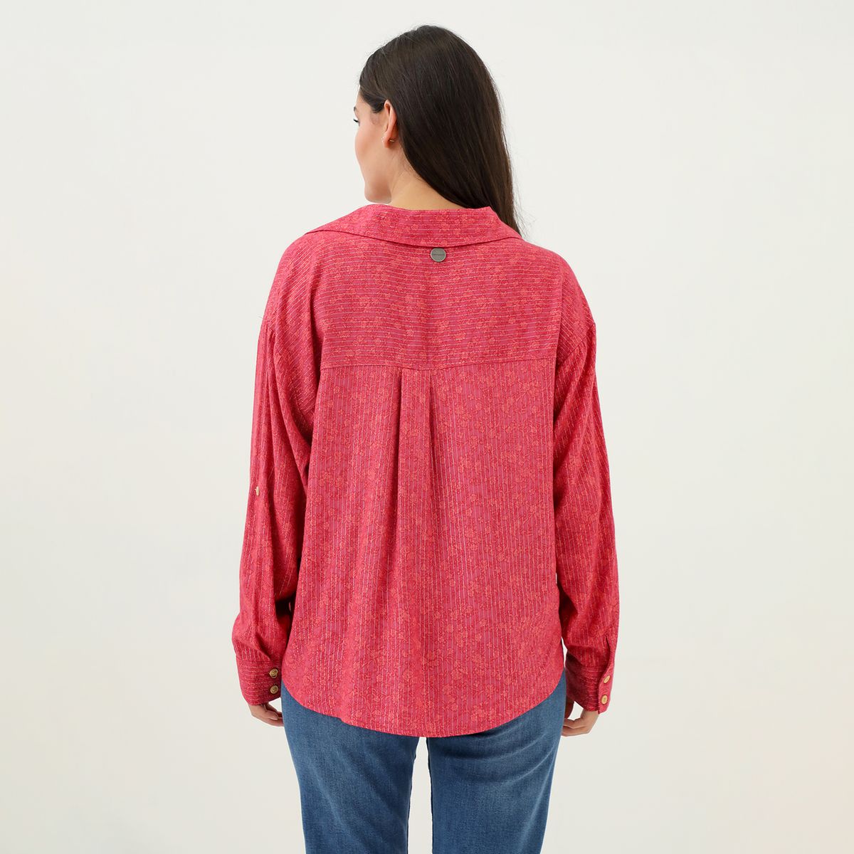 NEWPORT - Blusa Manga Larga Casual Mujer Newport