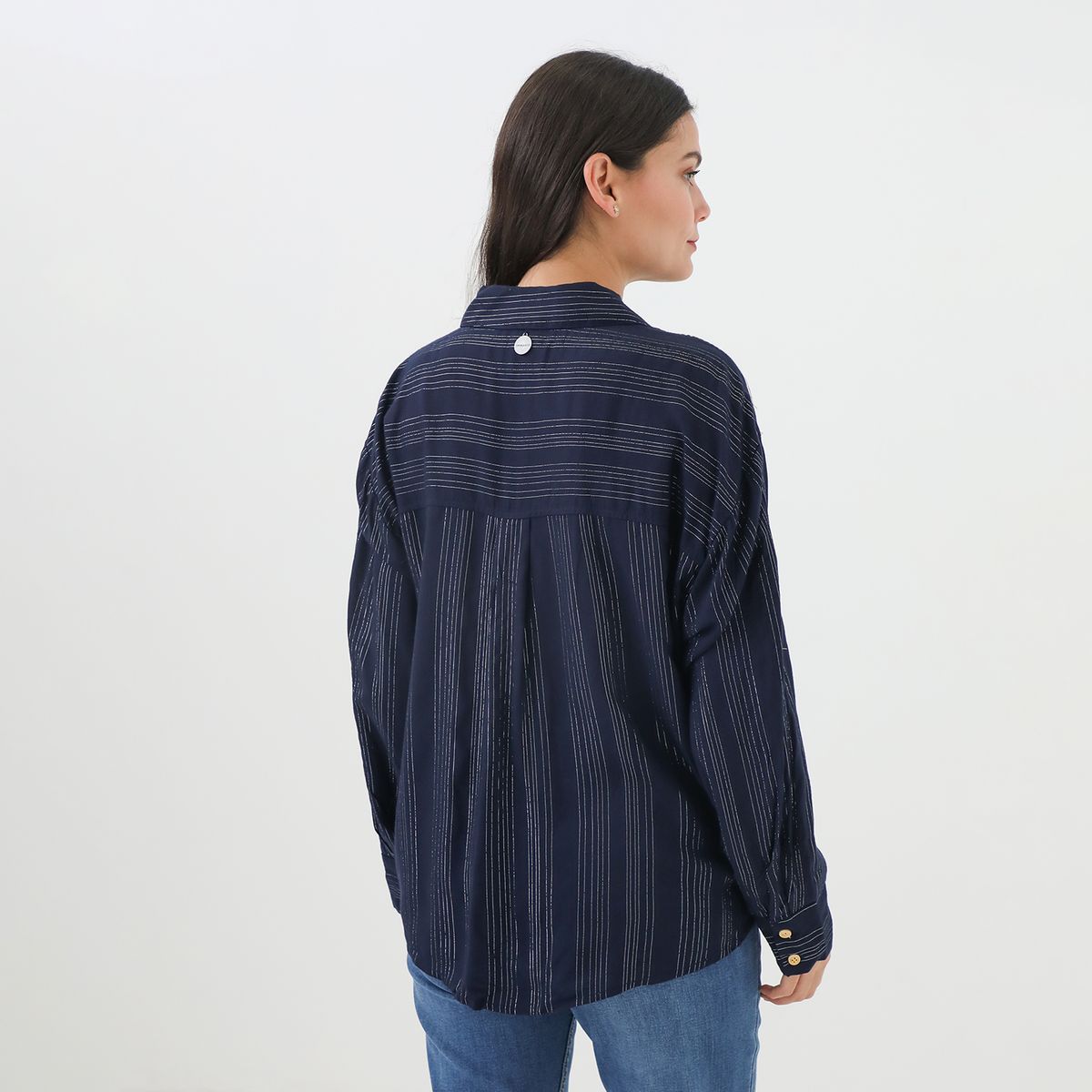 NEWPORT - Blusa Manga Larga Casual Mujer Newport