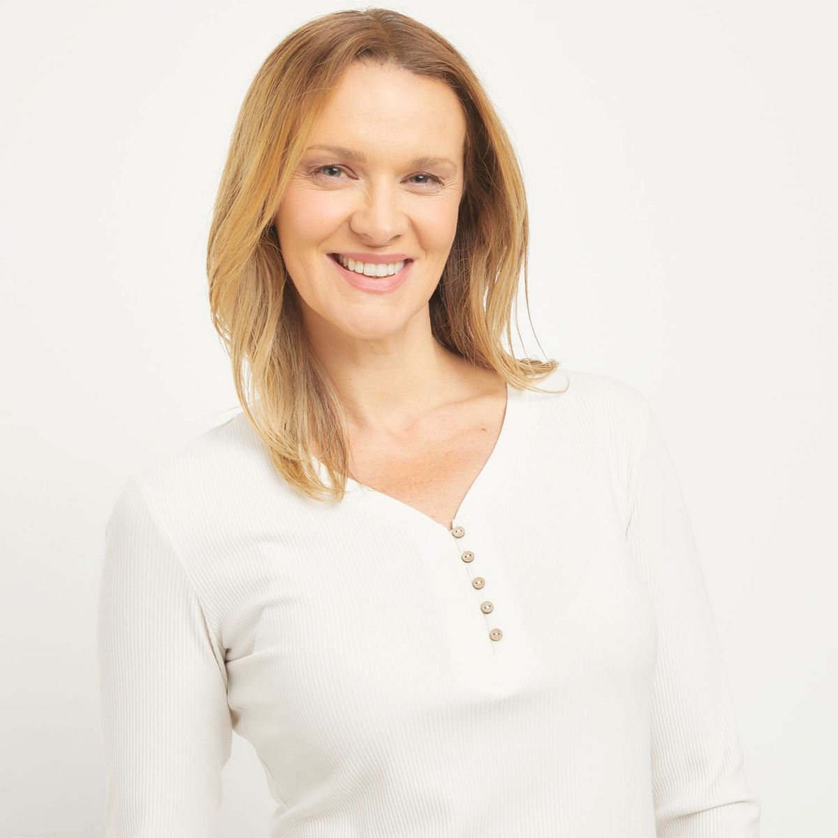 NEWPORT - Polo Manga Larga Casual Mujer Newport