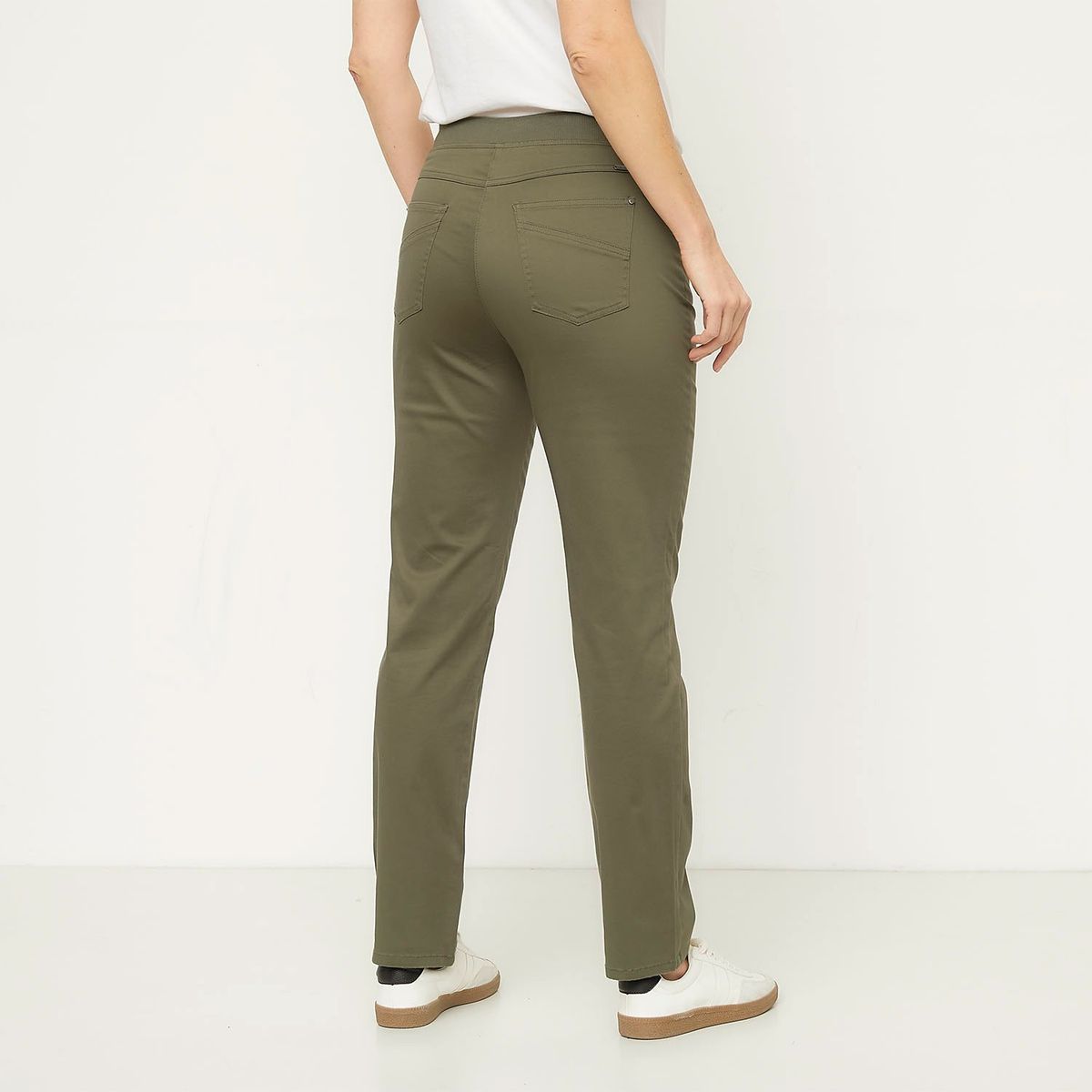 NEWPORT - Pantalón Recto Algodón Mujer Newport