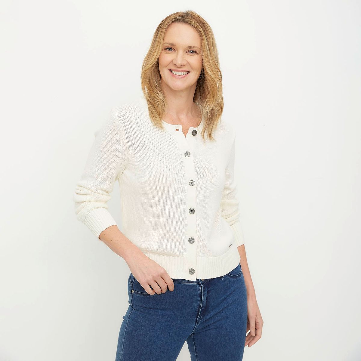 NEWPORT - Chompa 100% Algodón Mujer Newport