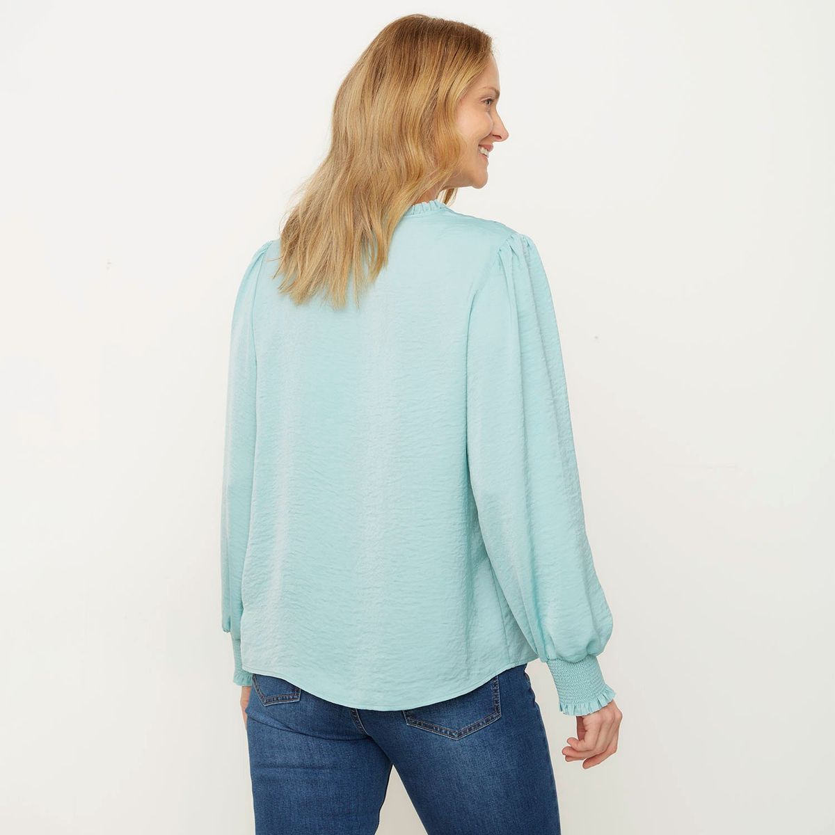 NEWPORT - Blusa Manga Larga Casual Mujer Newport