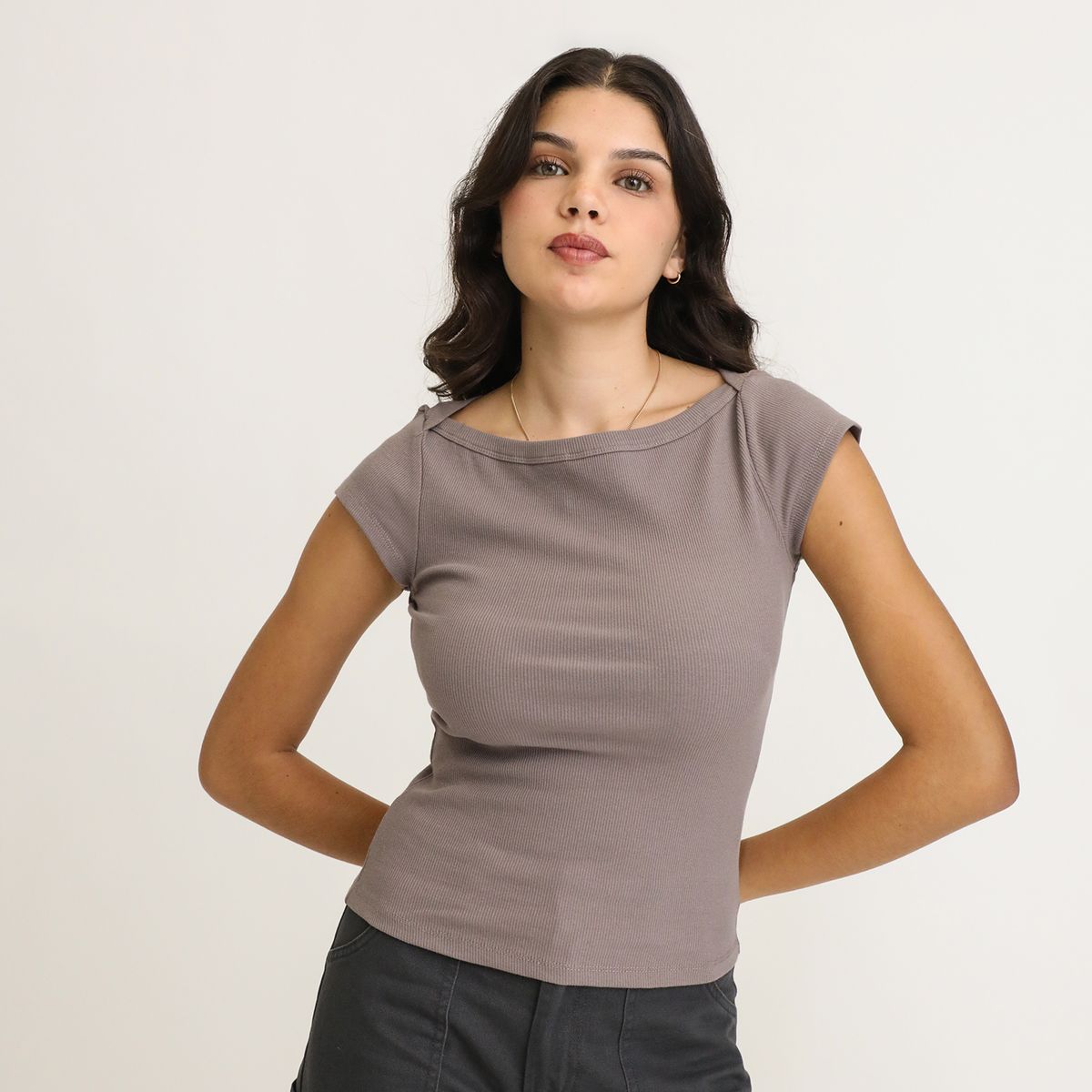 SYBILLA - Polo Manga Corta Casual Mujer Sybilla