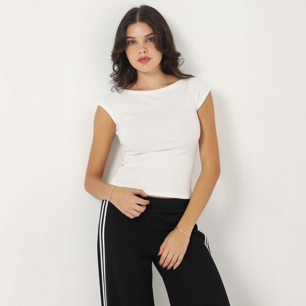 SYBILLA - Polo Manga Corta Casual Mujer Sybilla