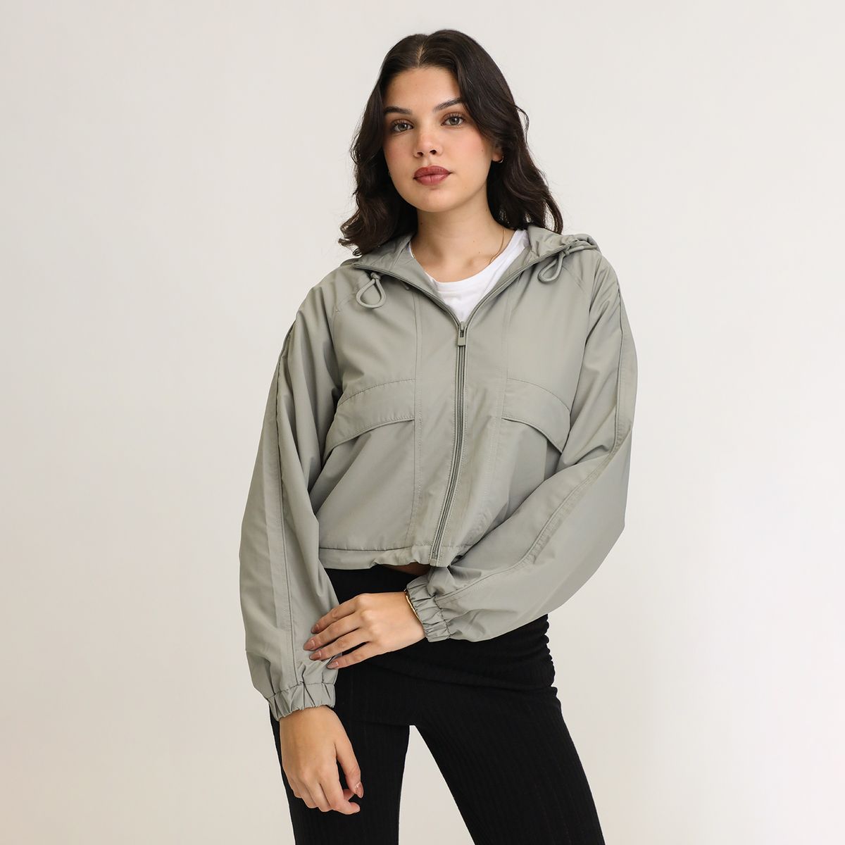 SYBILLA - Casaca Cortaviento Casual Mujer Sybilla