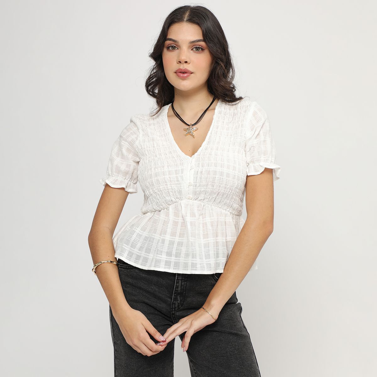 SYBILLA - Blusa Casual Mujer Sybilla