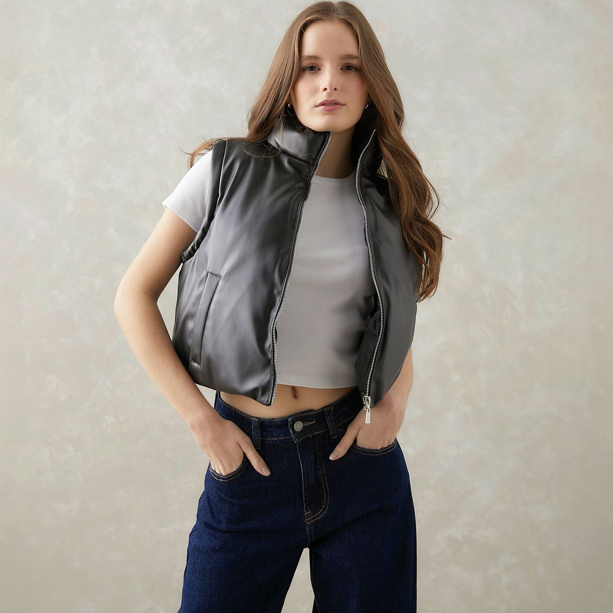 SYBILLA - Chaleco Casual Mujer Sybilla