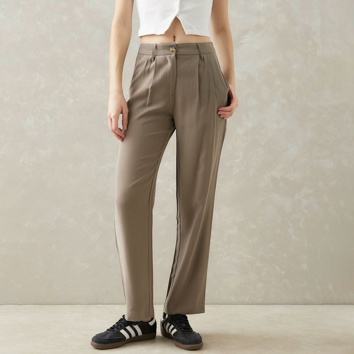 SYBILLA - Pantalón Sastrero Mujer Sybilla