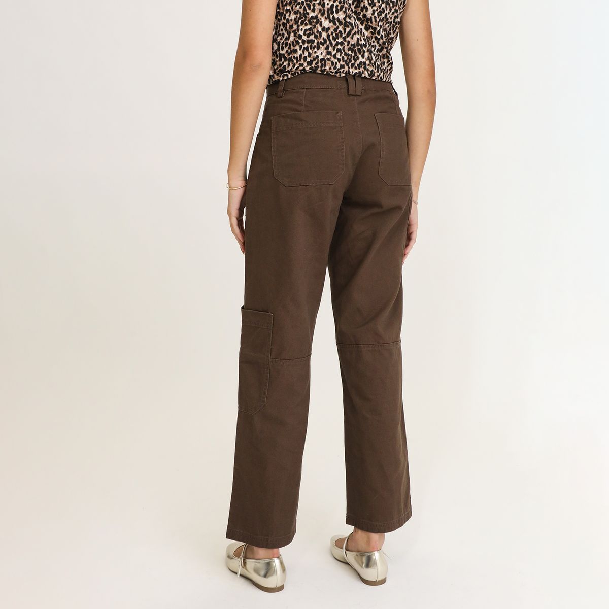 SYBILLA - Pantalón Cargo Casual Mujer Sybilla