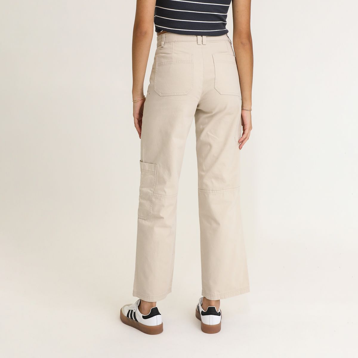 SYBILLA - Pantalón Cargo Casual Mujer Sybilla