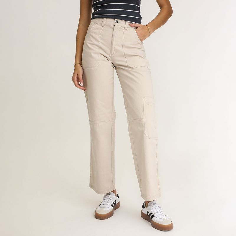 SYBILLA - Pantalón Cargo Casual Mujer Sybilla