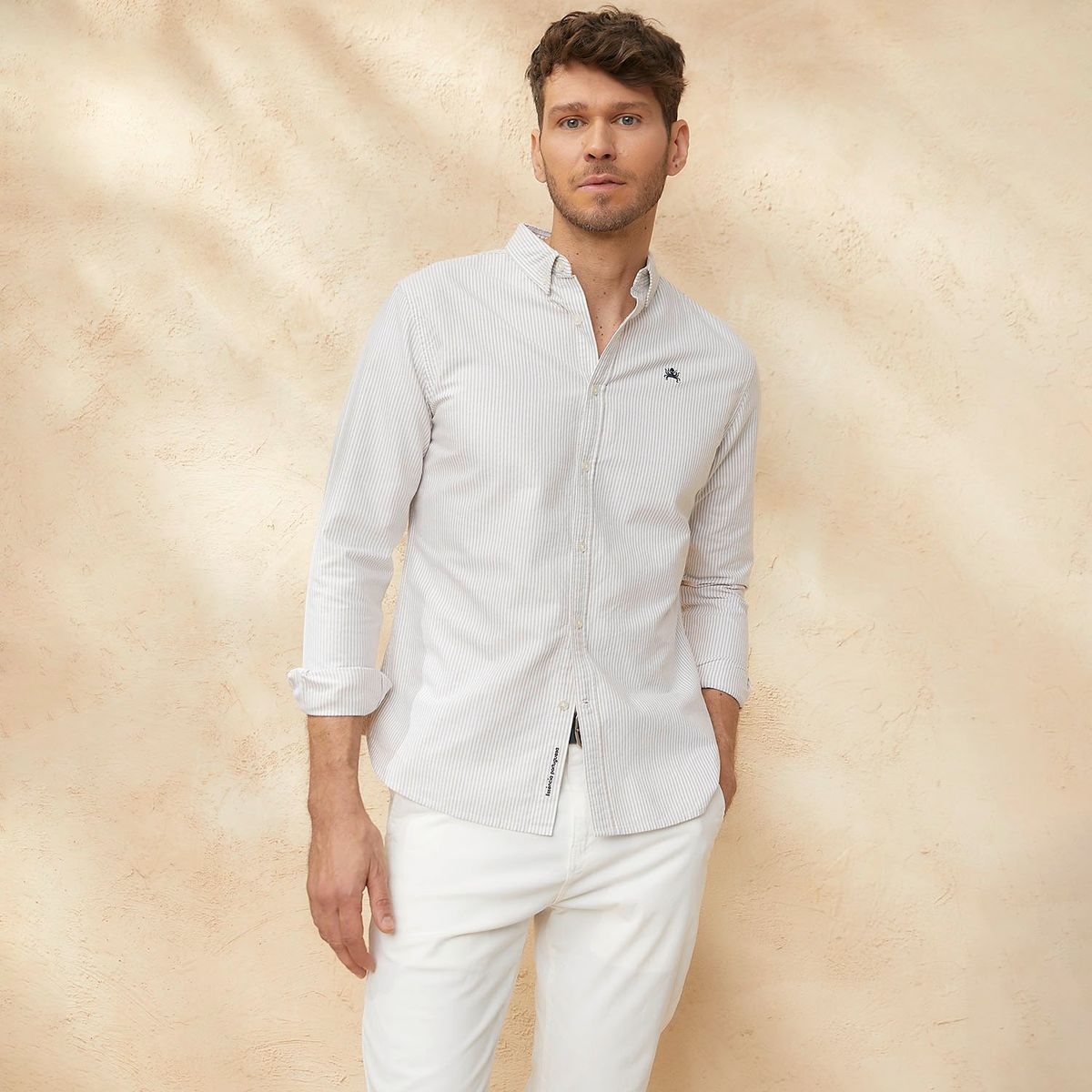  - Camisa 100% Algodón Sport Hombre Cascais