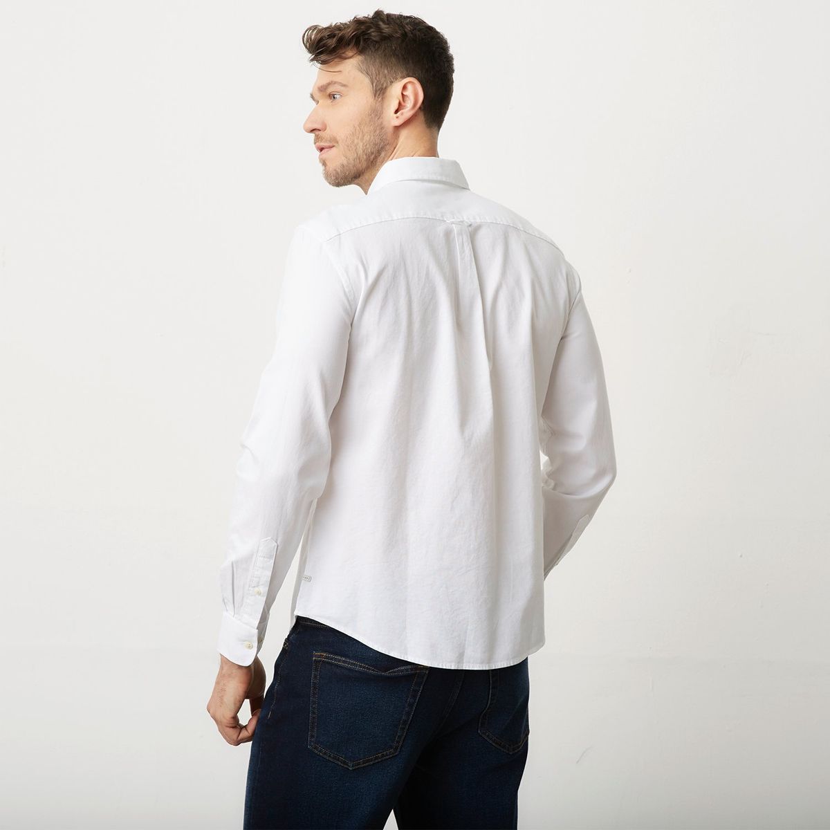 BASEMENT - Camisa 100% Algodón Sport Hombre Basement