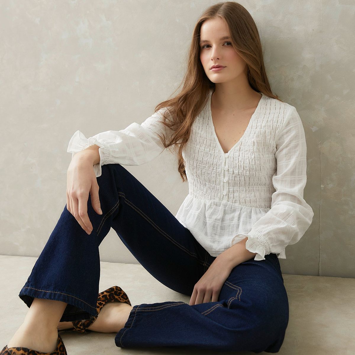 SYBILLA - Blusa Casual Mujer Sybilla