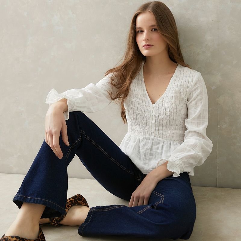 SYBILLA - Blusa Casual Mujer Sybilla